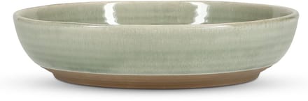 Salt & Pepper Diep bord pasta bord 23xH5cm groen Cameo (Set van 2)