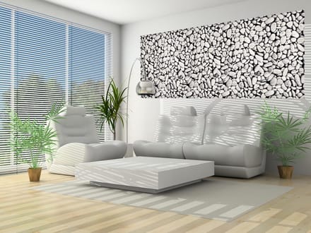 Abstract Art Pebbles Stones Photo Wallcovering