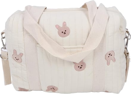 Multifunctionele Kinderwagen Opbergtas met Grote Capaciteit en Ritsvak voor Herbruikbare Handtas