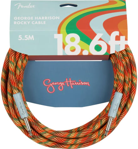 Fender George Harrison Rocky Instrument Cable 5,6 m - Gitaarkabel