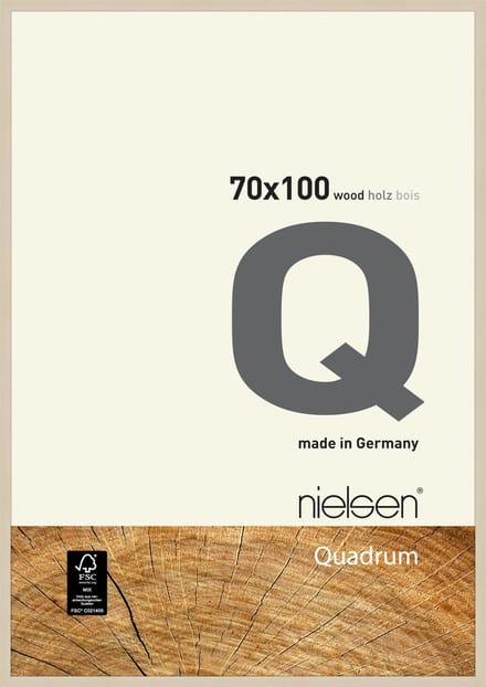 Nielsen Quadrum Houten Wissellijst Maple 70x100cm