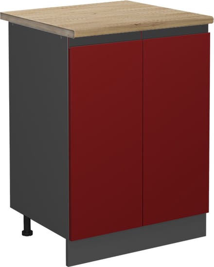 Vicco R-Line Keukenonderkast – 60 cm, WB Eik Rood