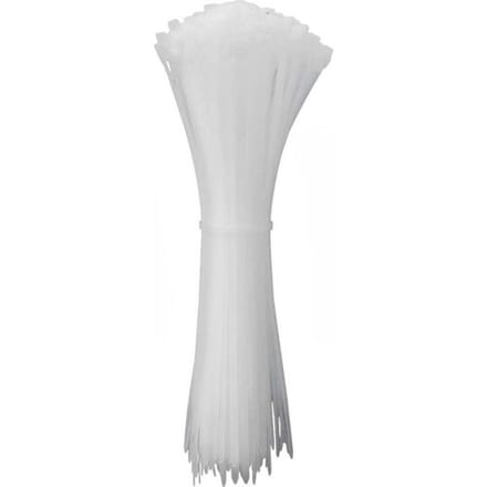 Quadrios 24CA349 24CA349 Kabelbinder 400 mm 7.6 mm Wit UV-gestabiliseerd 100 stuk(s)