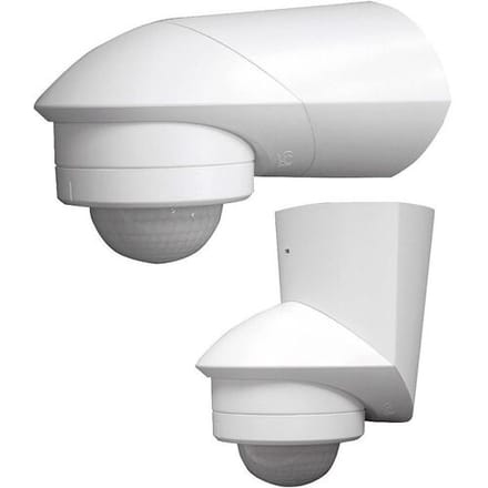 Grothe 94531 PIR-bewegingsmelder Opbouw (op muur) 240 ° Relais Wit IP55