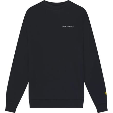 Lyle & Scott winter sweater jongens - Navy blauw - Script