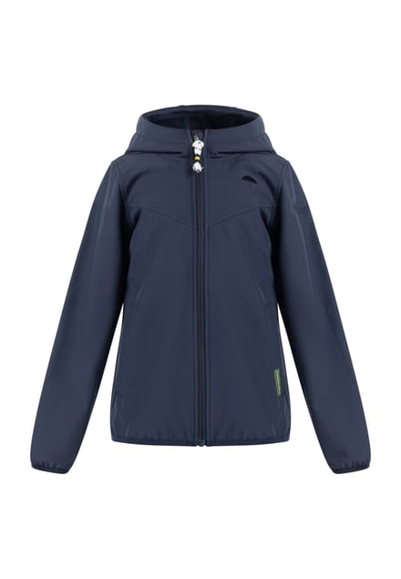Schmuddelwedda Softshell blouson - gerecycled materiaal Meisje marine