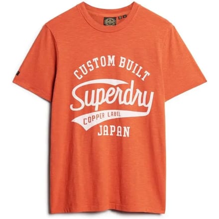 Superdry - Copper Label T-shirt met tekst - Heren - T-shirts