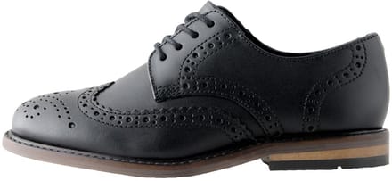 Next - Jongens - Leren brogues met veters - Zwart