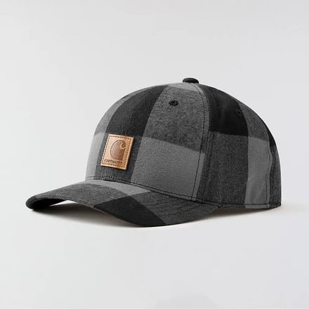 Carhartt Flannel Script Cap - Gravel
