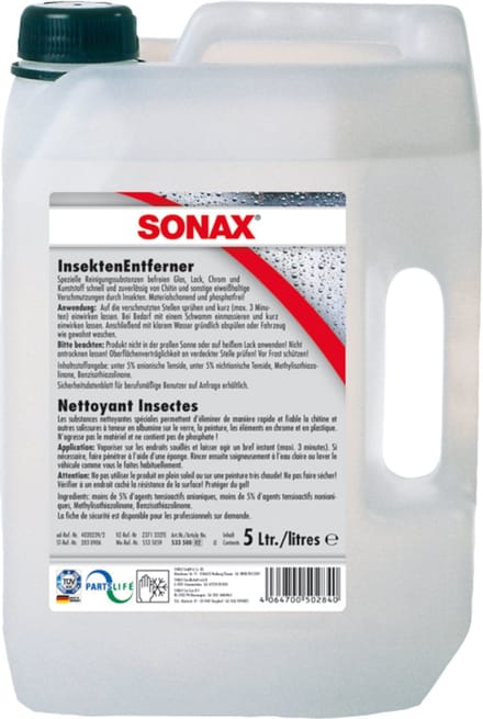 Sonax Insectenverwijderaar 5L - Insecten bestrijdingsmiddel