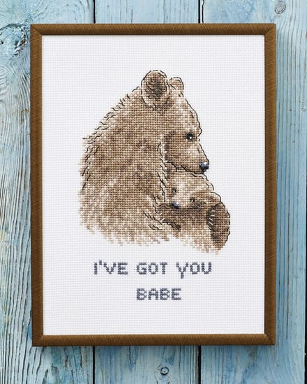 I've got you babe aida Permin borduurpakket 92-5106