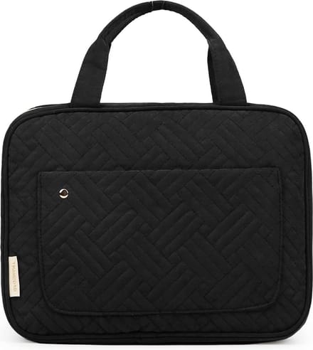 Solidchoice - Reis Toilettas Hangend - Ruime Make-up & Toilettas Zwart