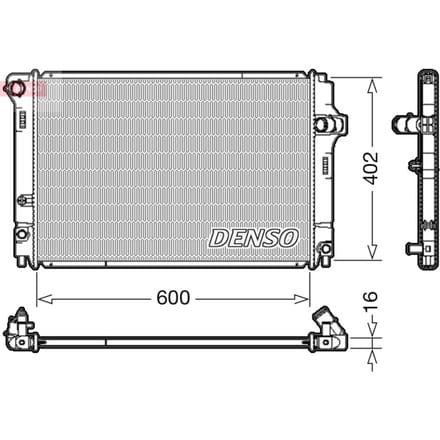 Radiator DENSO DRM50089