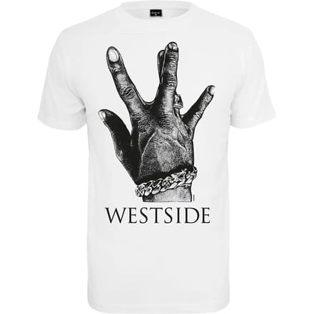 Urban Classics - Westside Connection 2.0 Heren Tshirt - 2XL - Wit
