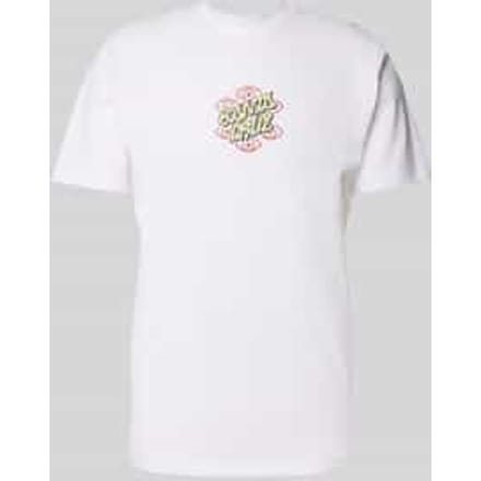 T-shirt met labelprint