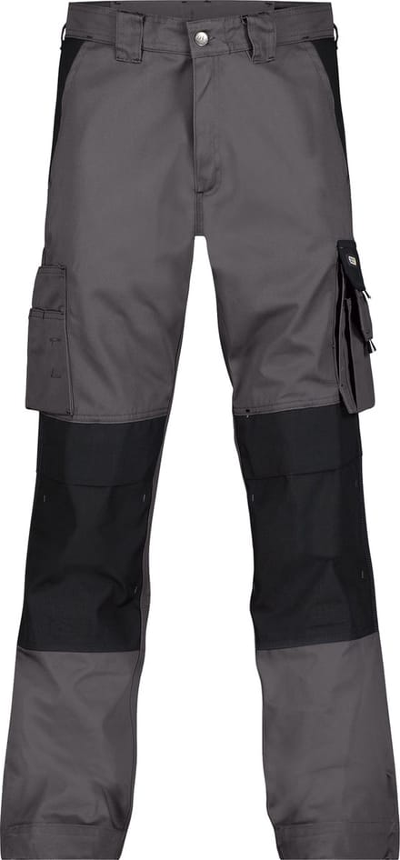 Tweekleurige werkbroek met kniezakken