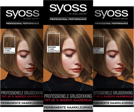 Syoss - Haarverf - 6_66 - Roasted Pecan - 115ml x 3