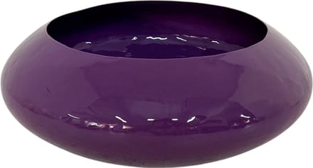 by Mooss - Enamel - Schaal - Paars - Purple - Medium - 10 cm - Ã˜ 29 cm - Hoogglans - Metaal