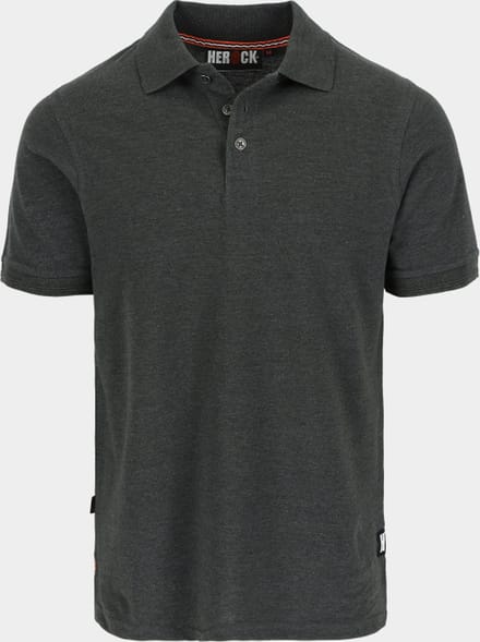 Herock Levi Polo Korte Mouwen Donker Kaki M