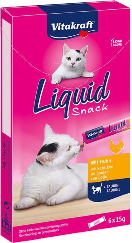 Vitakraft Cat Liquid Snack - Kip - 3 doosjes