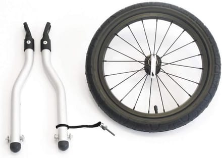 Kinderfietskar Joggingkit Compatibel voor Dubbele Fietsaanhangers