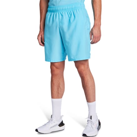 Under Armour Woven Workmark Korte Broeken Heren - Blauw - Maat S