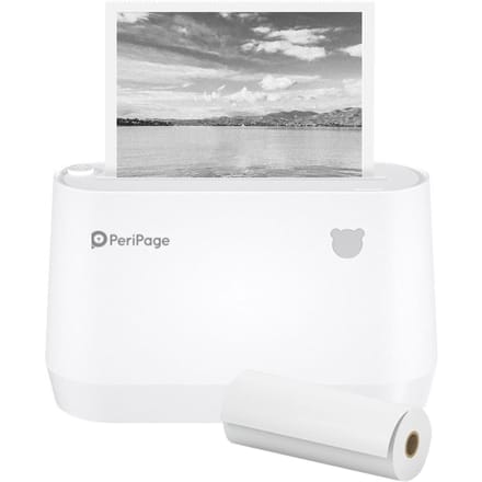 PeriPage A9 Mini draagbare thermische notitieprinter 203dpi BT Pocket Photo mobiele printer kassabonlabel wit