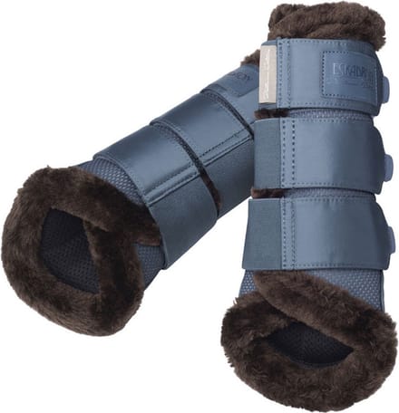 Eskdron Peesbeschermers Mesh Faux Fur Platinum Vintage Blue - XL
