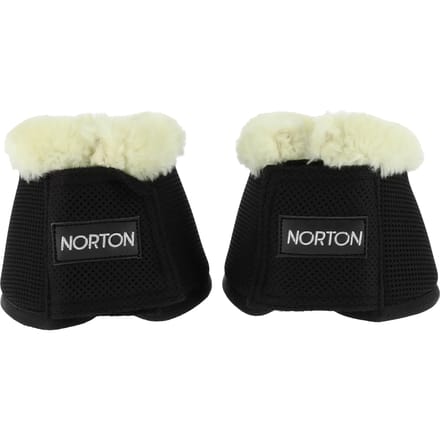 Paardenbellen van mesh en synthetische schapenvacht Norton