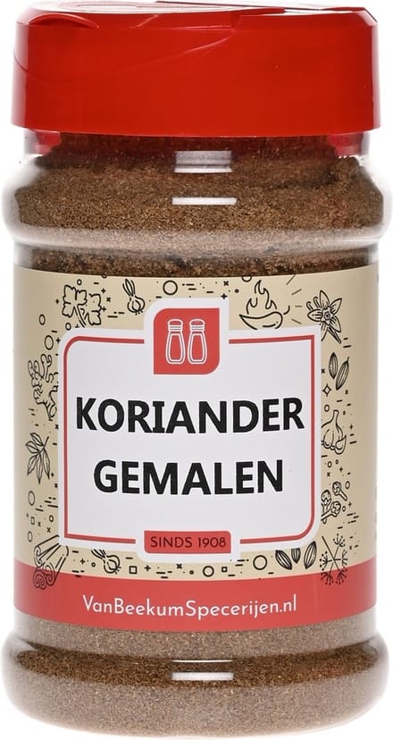 Van Beekum Specerijen - Koriander Gemalen - Strooibus 100 Gram