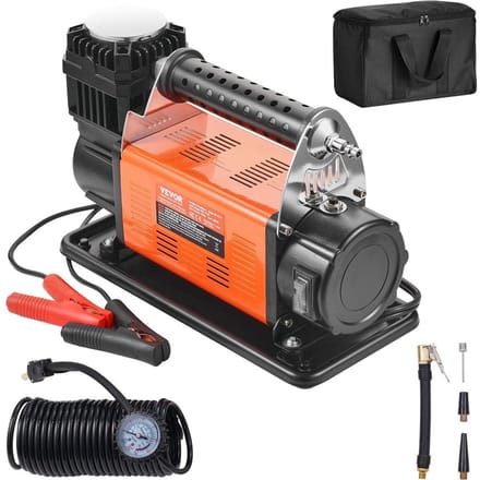 Compresseur d'air robuste 7,06 CFM 150 PSI Gonfleur de pneus portable Pompe à air