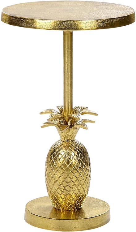 PANNOUVRE - Bijzettafel - Goud - Aluminium