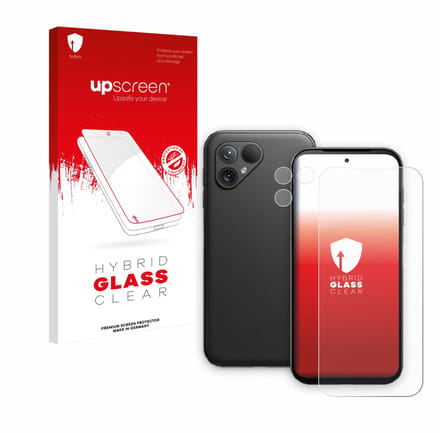 upscreen - Screenprotector voor Fairphone 5 (Voor+Camera) - Folie Beschermfolie Beschermglas transparant