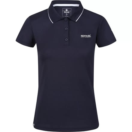 Dames Maverick V Polo met logo en V-vormige uiteinden