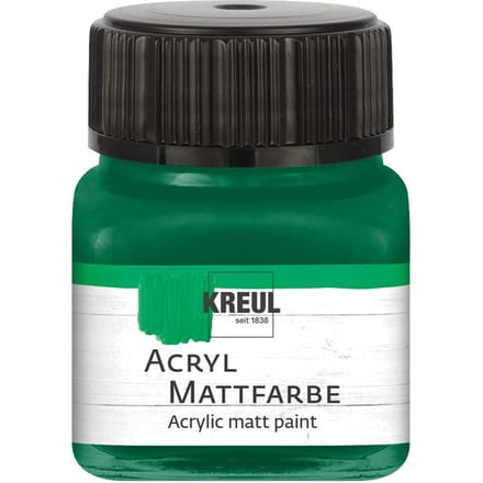 KREUL acryl matte verf, 20 ml - Groen