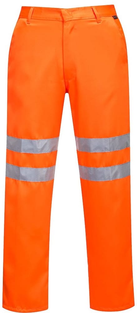 Portwest Hi-Vis polykatoen servicebroek RT45 - Oranje Lang - M