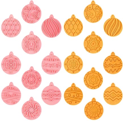 Dailygoods - Set van 10 Kerst Cookie Cutters met Gloeilamp Vormen