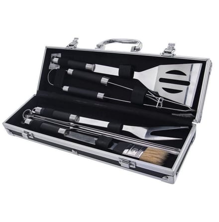 Orion - Grillgereedschap Set - RVS - In Koffer - 9-delig