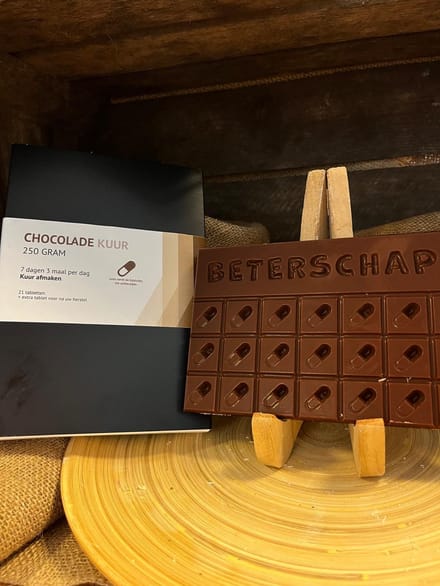 Callebaut - Chocolade tablet "Beterschap" - Breektablet - 7 dagen