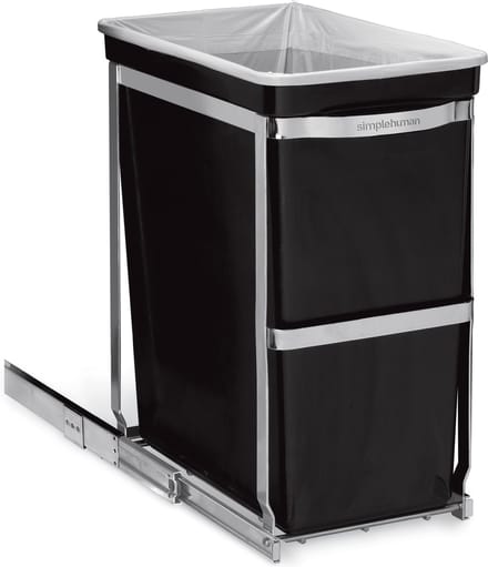 Simplehuman 30L uittrekbare bak, zware stalen frame
