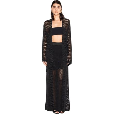 Cardigan vrouw Akep punt netto luxe