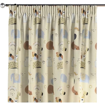 Geplooid gordijn Yellow Tipi Magic Collection 51x102"