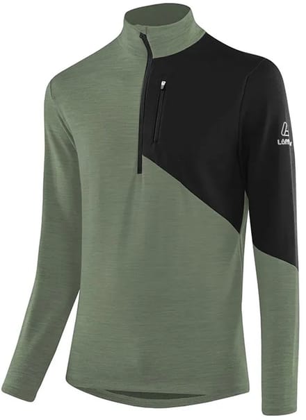 Loeffler Block Transtex® Merino Lange Mouwen Basislaag Groen 52 Man