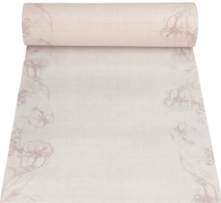 Tafellopers, stofkarakter, PV-Tissue Mix "ROYAL Collection" 24 m x 40 cm "Blossom"