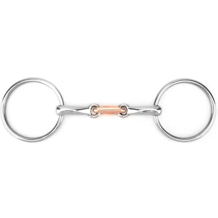 Roestvrij Staal Dikte Bit Losse Mond Bit Roller voor Paard 11.5cm white