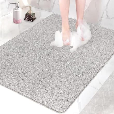 Antislip Douchemat Extra Groot - Veilig & Comfortabel met Afvoergaten - Sneldrogend 80 x 100 cm