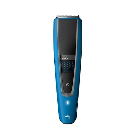 Philips Hairclipper series 5000 Tondeuse Afspoelbaar Zwart, Blauw