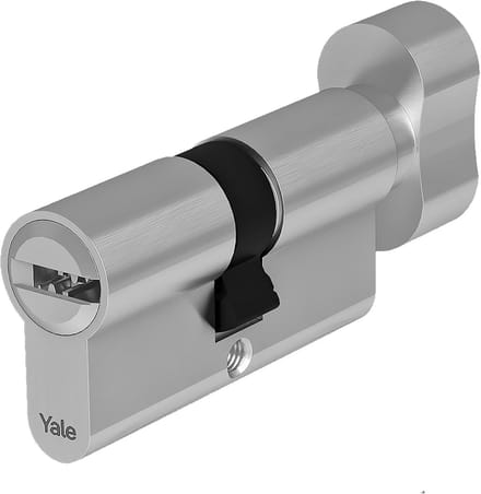 Veiligheidscilinder met knop 30/50 mm - 3 sleutels