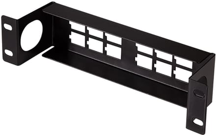 LogiLink 10 inch keystone patchpaneel 12 poorts zwart