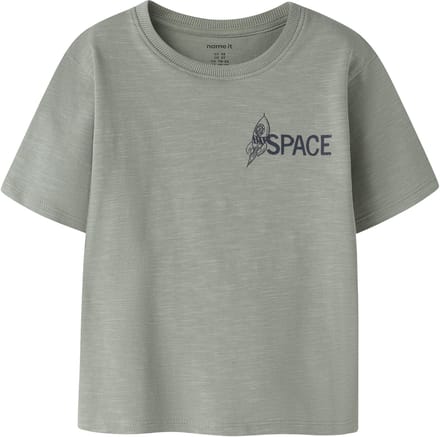 NAME IT - NMMDIB SS NREG TOP BOX - Jongens - T-shirts - groen - maat 92